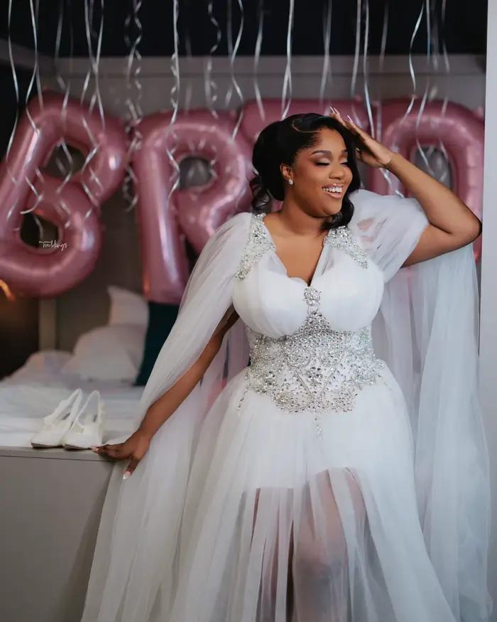 Robe de Mariée de Luxe pour la Mariée, Peignoir Long, Lingerie, Robes pour Femmes, Pyjamas Personnal