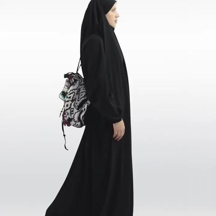 Robe de prière musulmane Wp, em femmes robe Hijab Abaya à capuche longue Khimar Jilbab Burka Eid Aba