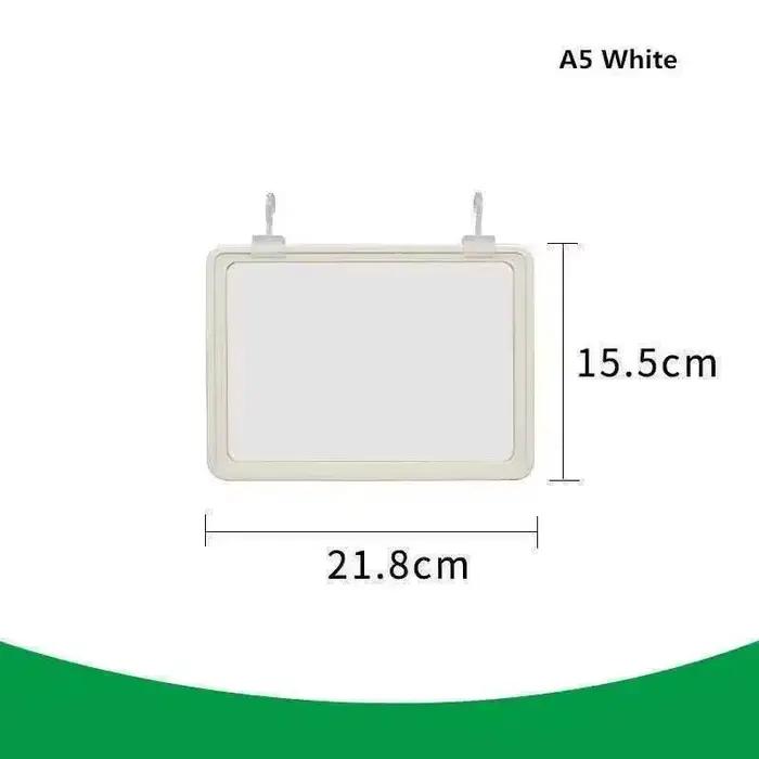 Cadre de cintre en papier pour affiche A5, 5 pièces, 148x210mm, support de panneau, supermarché, mag