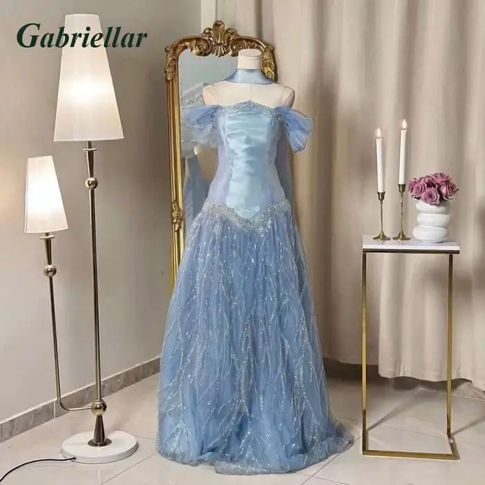 Gabriellar luxe robes de soirée dubaï Occasion spéciale robe dentelle Appliques Sharon bonne soirée 