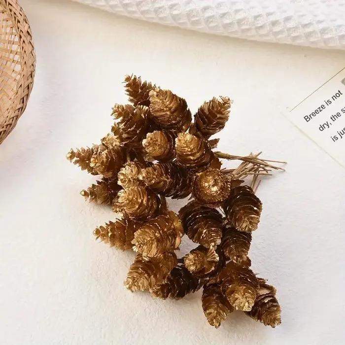Lot de 12 fleurs artificielles faites à la main de 12 cm, bouquets de fleurs artificielles, décorati