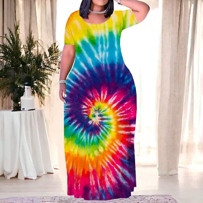 Robe grande taille pour femmes, robes de soirée d'été, plus en liquidation