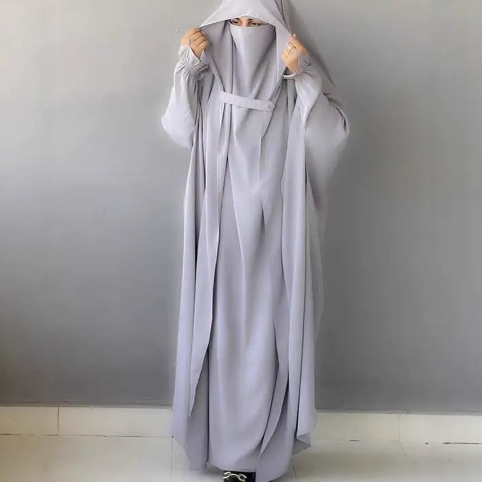 Robes modestes pour femmes musulmanes pour l'Aïd, robe de prière, djellaba, abaya à capuche, kaftan 
