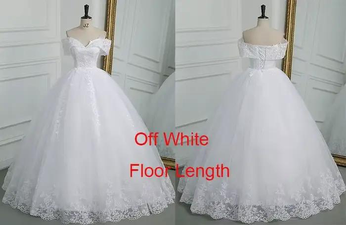Maria Novia-Robe de Mariée en Dentelle, Grande Taille, avec Traîne Longue, Perles Appliquées, pour P