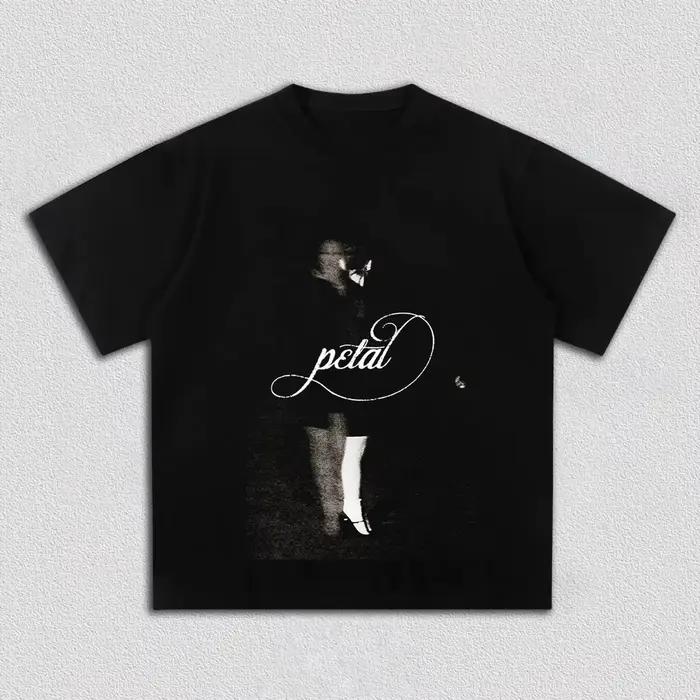 T-shirt unisexe en coton tendance été, Merch photo Pétale Ariana Grande 2026, T-shirt Y2K décontract
