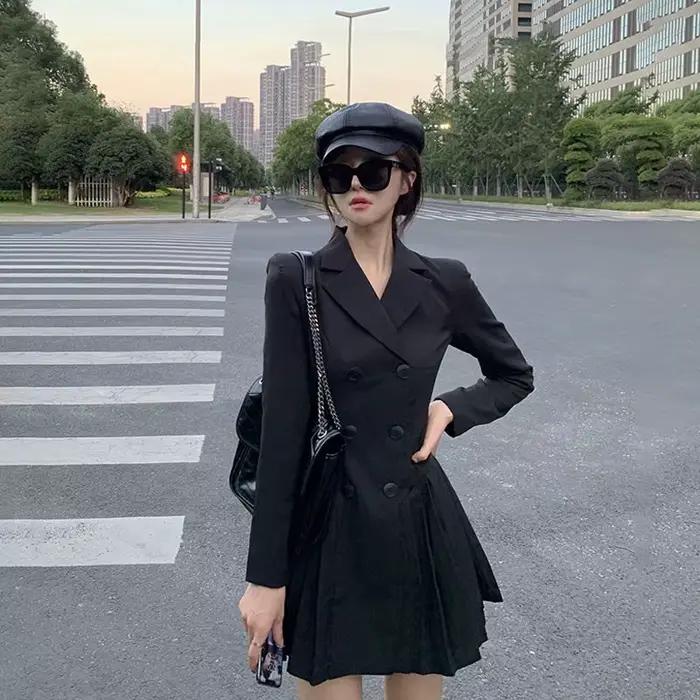 Robe Blazer pour femmes, vêtements chics et élégants, jolies robes féminines, occasions formelles, P