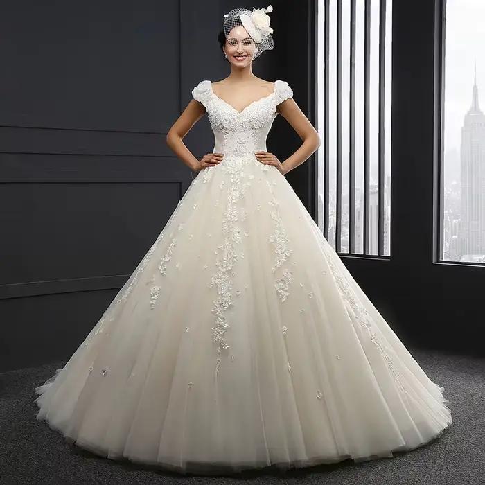 SL044-Robe de Mariée Personnalisée, 2020 Suknie? Robe de mariée, tenue éducative