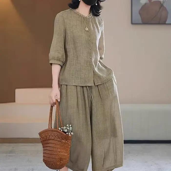 Ensemble élégant rétro pour femmes grandes tailles, tenue de bureau décontractée, nouvelle arrivée t