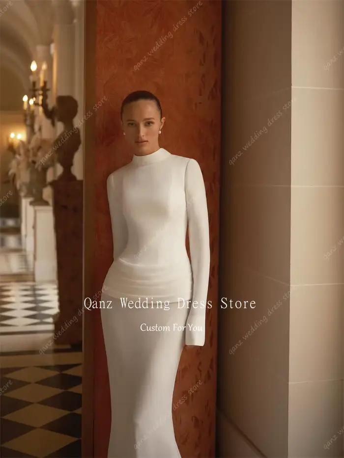 Robes de mariée formelles Qanz pour femmes