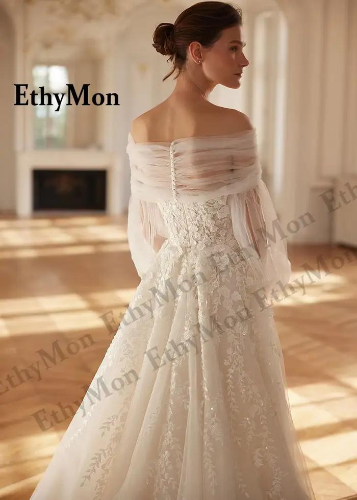 Ethymon moderne Robe De mariée sans bretelles