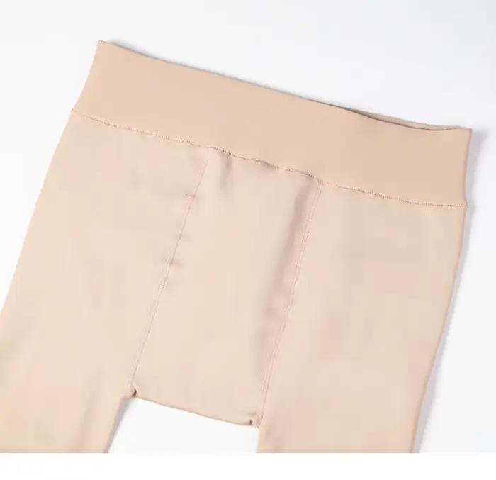 Collants en polaire épais pour femmes grandes tailles
