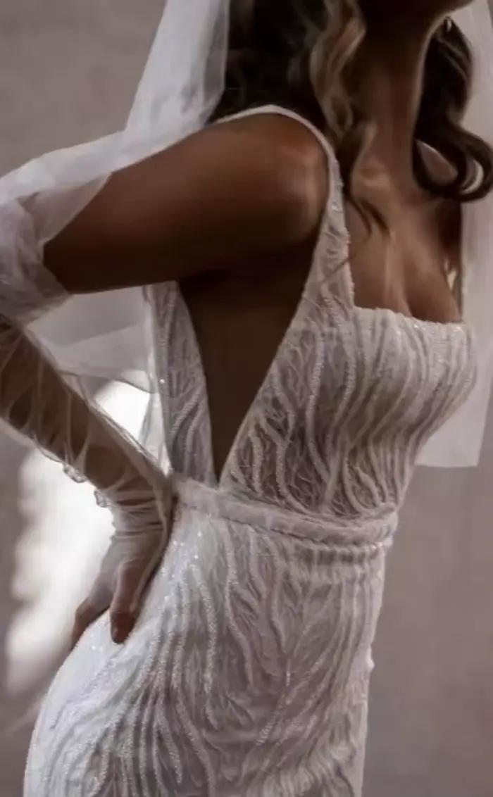 Robe sirène Lena en polyester élégante pour soirées officielles et occasions spéciales ```