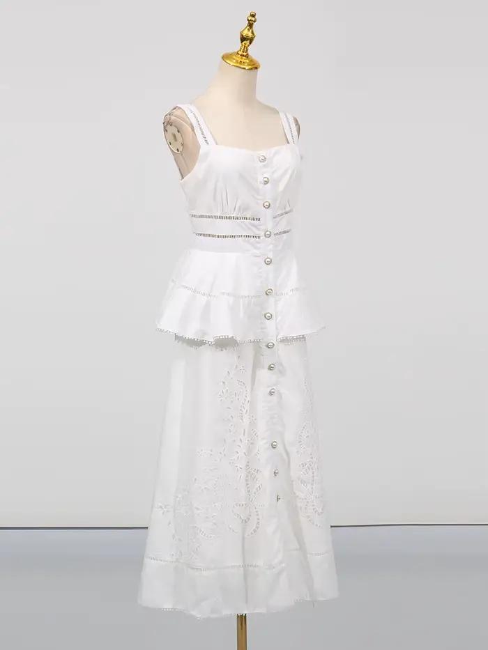 Robe élégante à volants pour femme