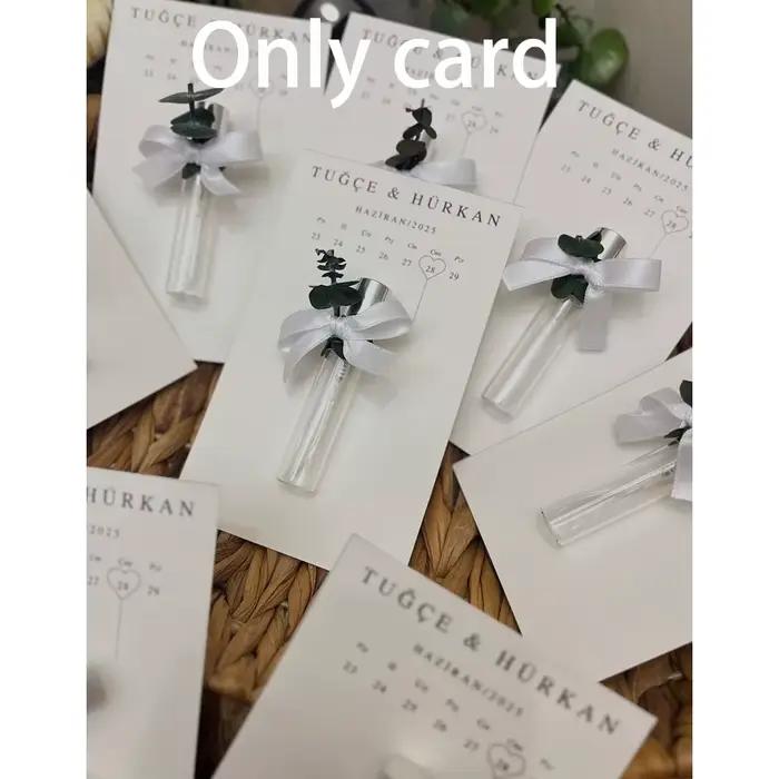 Carte cadeau de parfum personnalisée pour invités de mariage, réception nuptiale personnalisée, fiançailles, conception de remerciement, texte, nom imprimé, carte postale, bricolage