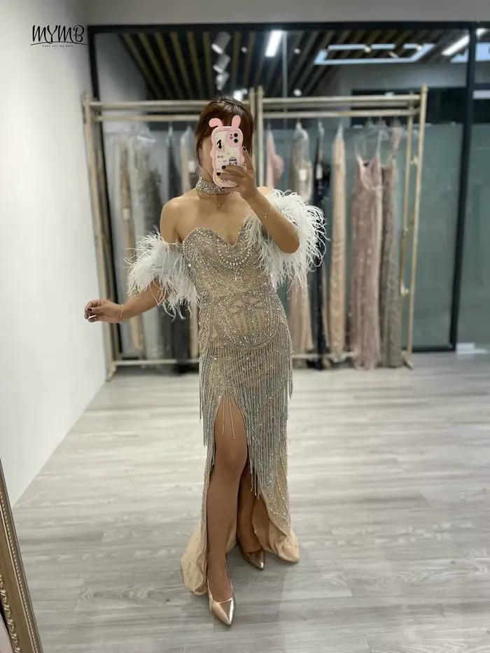 Robe de Soirée de Forme Sirène pour Événement Spécial