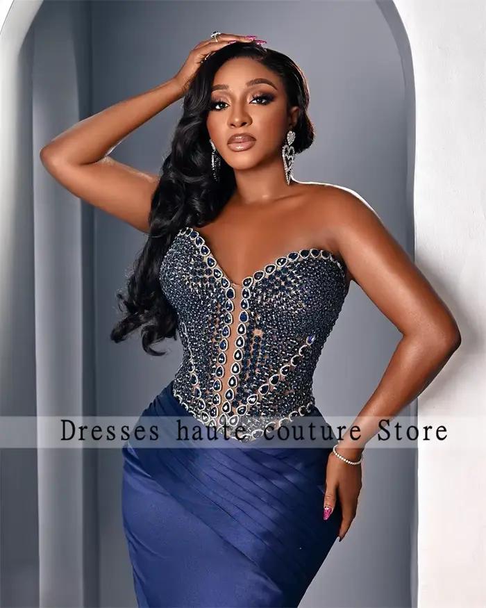 Robe de Soirée Sirène de Style Aso Ebi