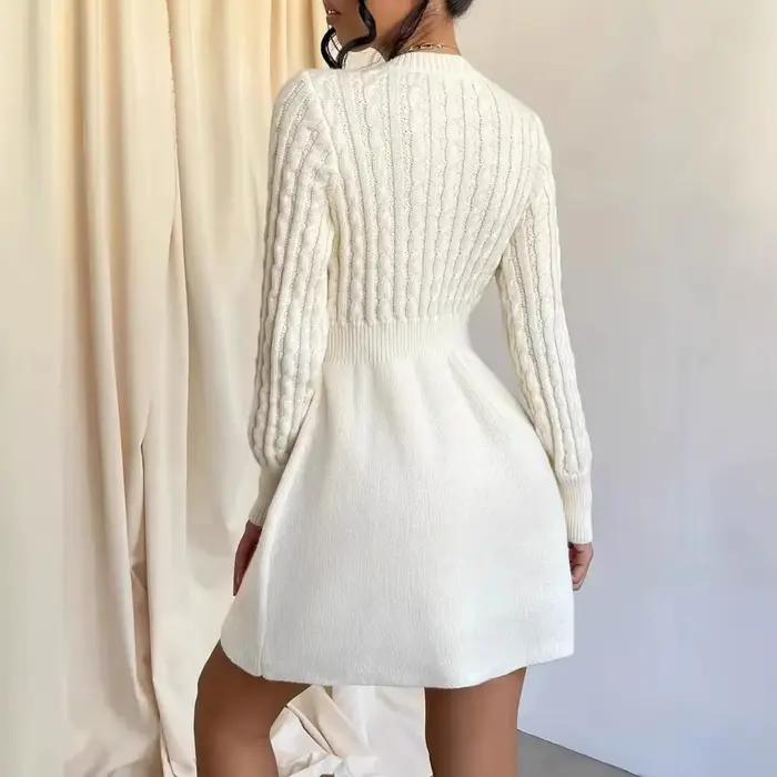 Robe tricotée pour femmes