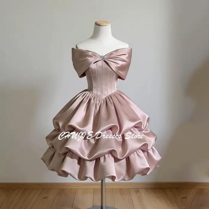 Robe de bal de fin d'année à étages