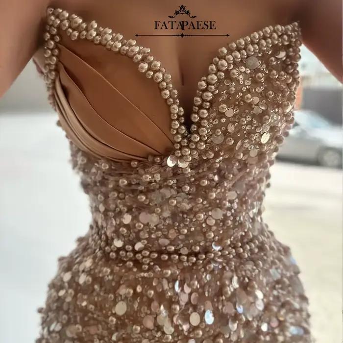 Robe de Mariée de Luxe Personnalisée avec Perles Florales 3D