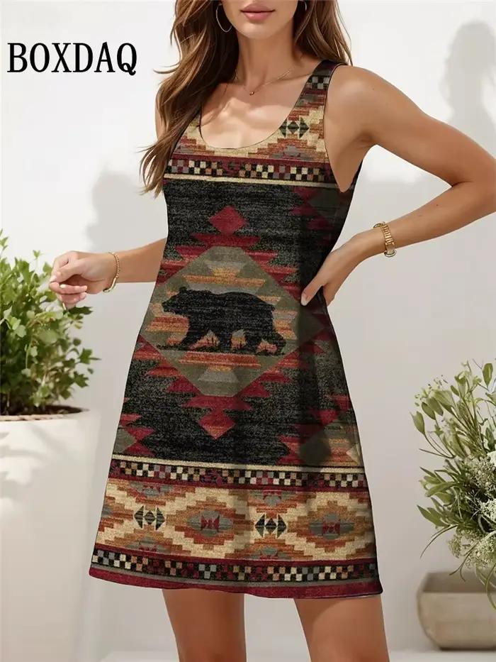 Nouvelle robe d'été décontractée à imprimé Floral
