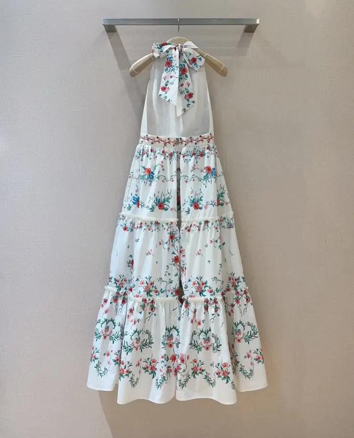Robe longue en coton, nouveau Style de vacances