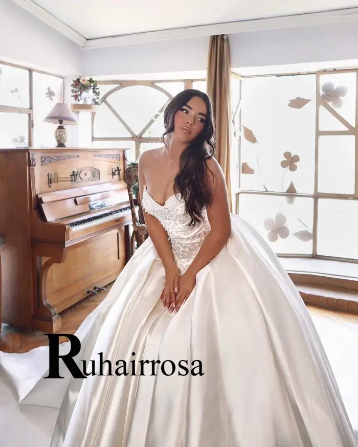 Ruhair bohême a-ligne robes de mariée