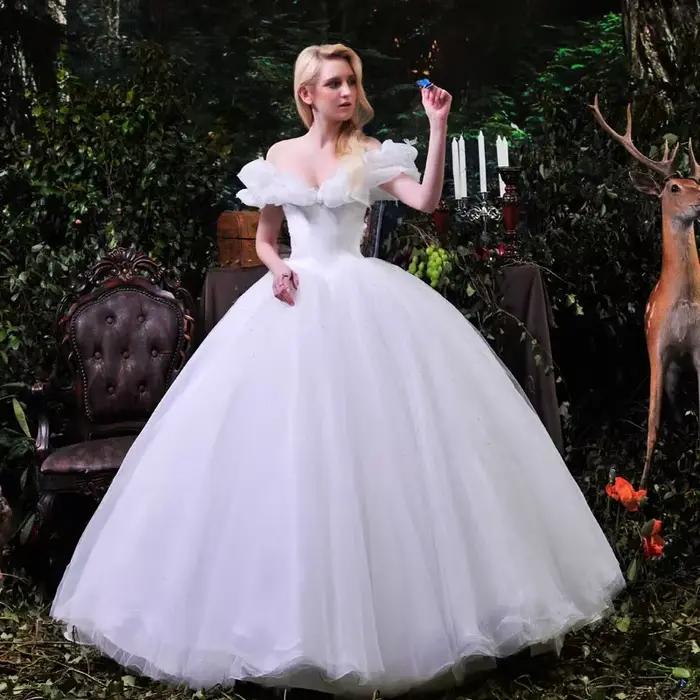 Robe de mariée de luxe Cendrillon chérie pour femmes