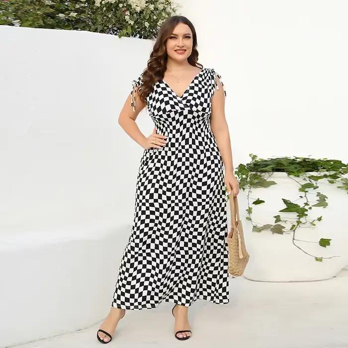 Robe longue d'été Style bohémien pour femmes