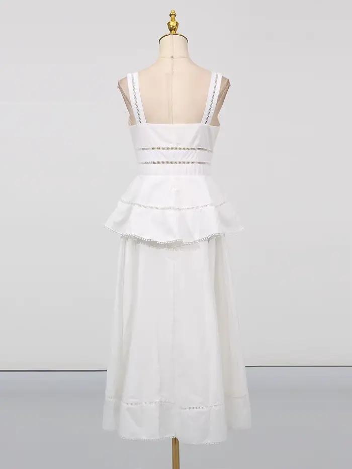 Robe élégante à volants pour femme