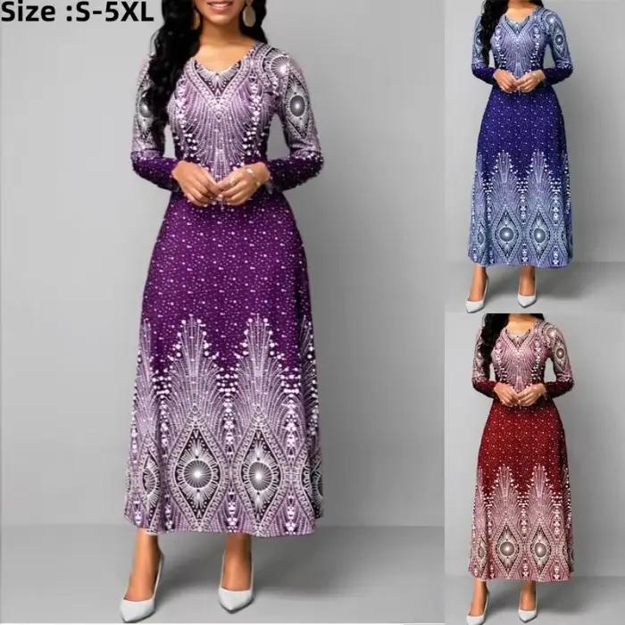 Nouvelle Robe Longue Femme Sud-Africaine 2026
