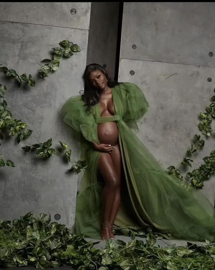 Robes en Tulle vert armée pour femmes