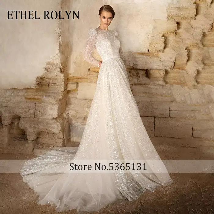 ETHEL ROCircN-Robes de mariée musulmanes pour femmes