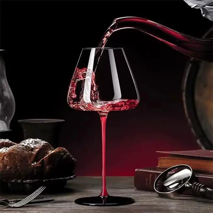 Nouveau verre à vin lumière luxe haute valeur verre cristal verre à vin rouge ménage haute valeur gobelet haute qualité verres à vin