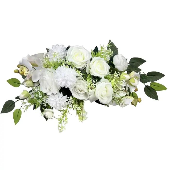 Simulation de fleur artificielle, fleur de lancer de bienvenue, marque d'eau, fleur de mariage, arrangement de scène d'hôtel, peluches décoratives