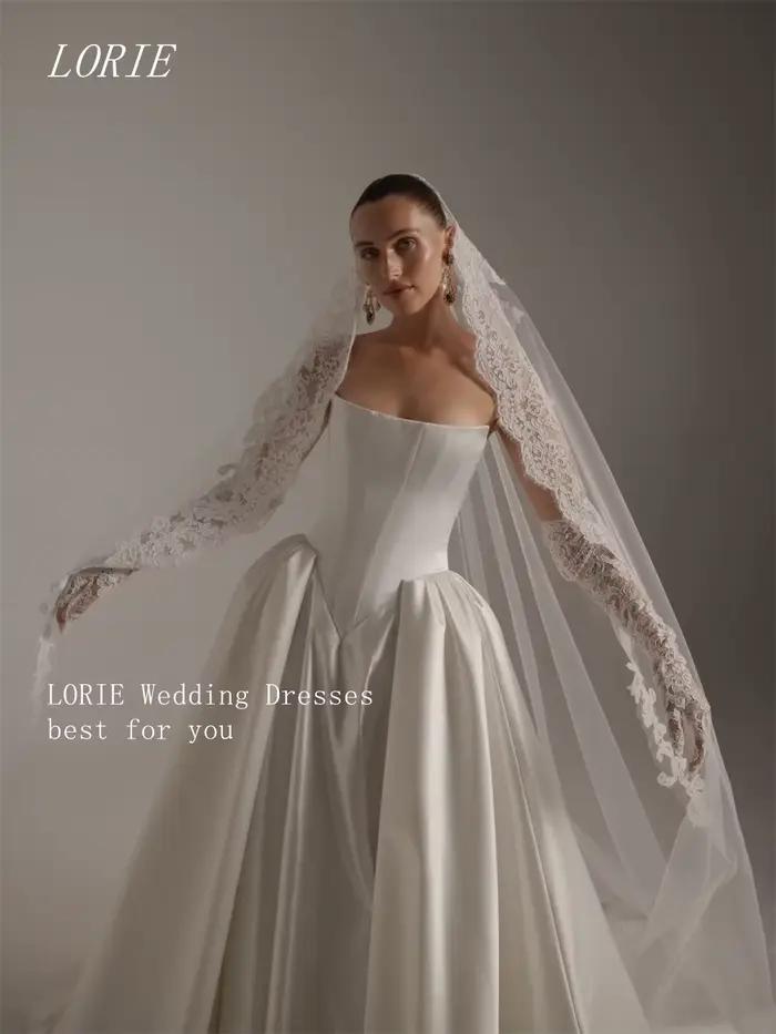 LORIE Robe de mariée de luxe coupe A-line
