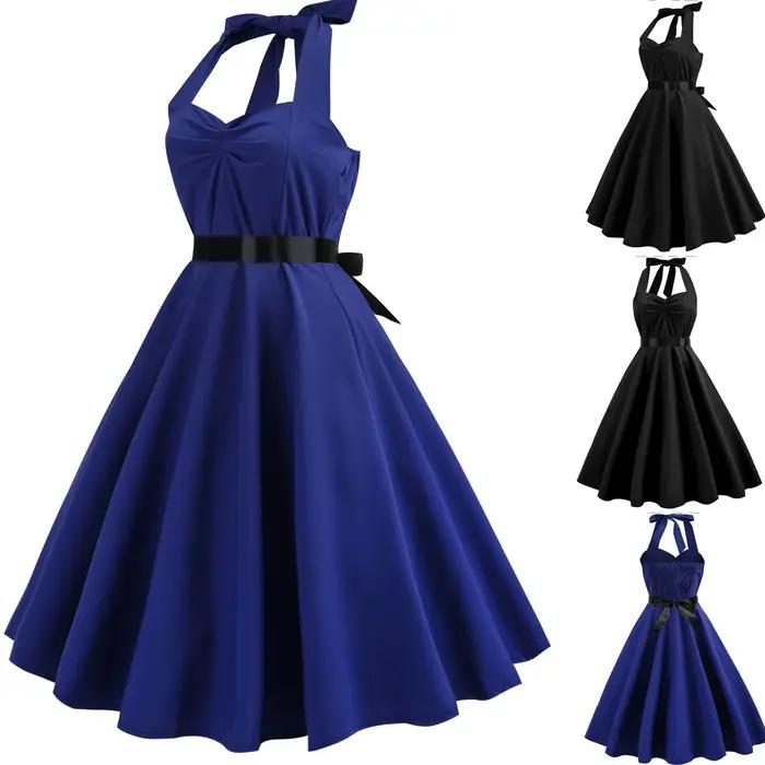 Robe de Soirée Vintage pour Femme