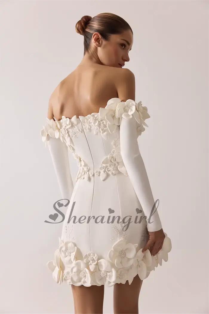SHERAIN Robe de Cocktail Mini Charmante pour Femme