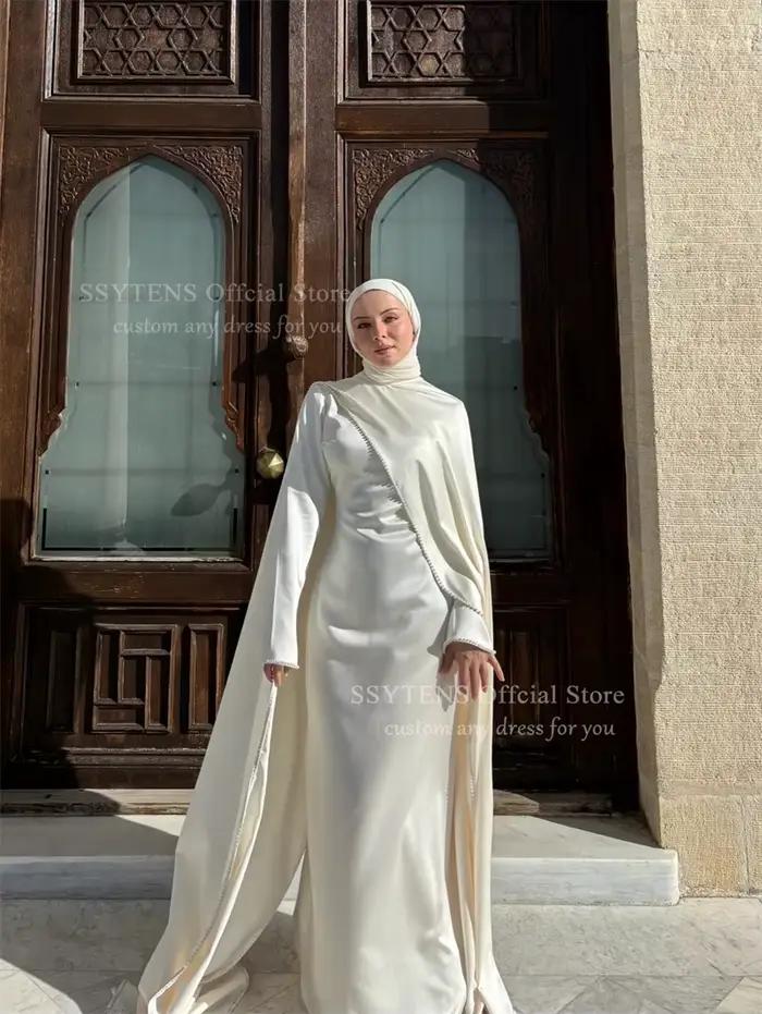 SSYTENS Robes de mariée musulmanes Nikkah personnalisées