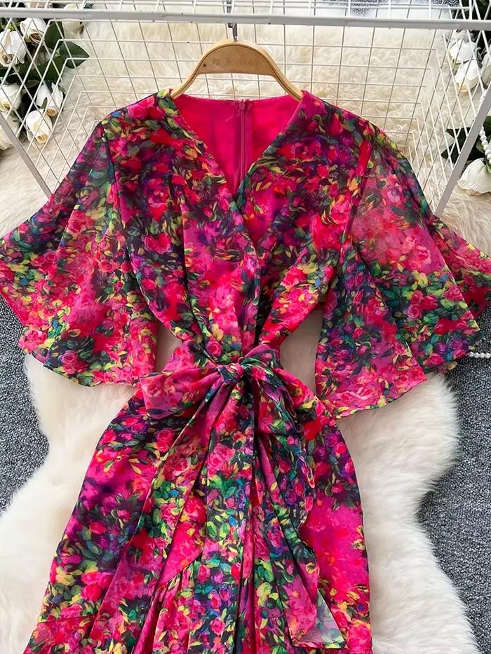 Robe de vacances française pour femmes