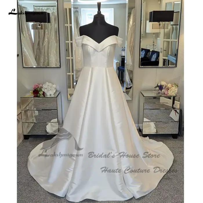 Yanshmigown-Robe de Princesse en Satin pour Femme