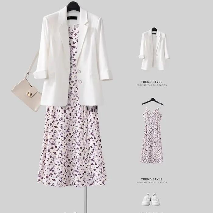 Blazers à bretelles spaghetti pour femmes