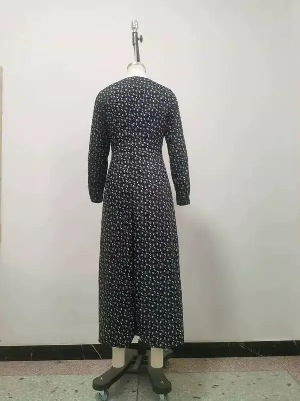 Robe longue à fleurs fluide