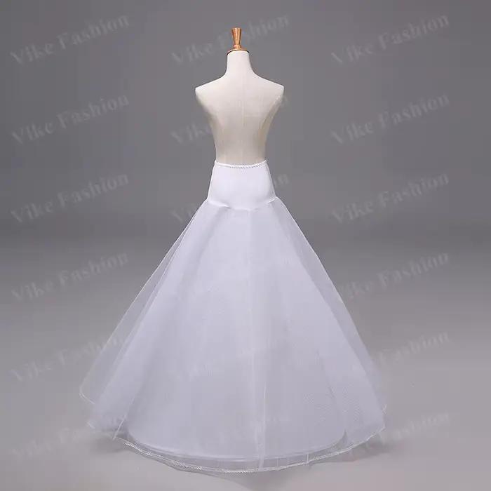 Jupon Long à Volants Crinoline Vintage Polyvalent Pour Robes de Mariée Sous-Jupe Rockabilly Tutu Occasions Spéciales Blanc Noir