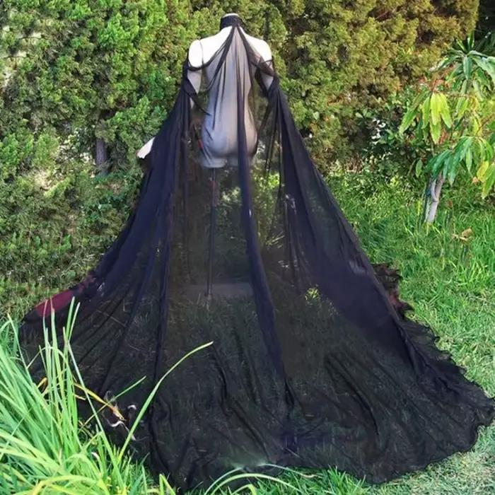 Veste de mariée en mousseline de soie