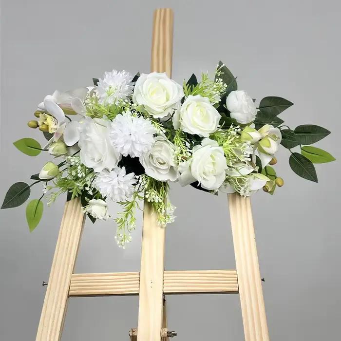 Simulation de fleur artificielle, fleur de lancer de bienvenue, marque d'eau, fleur de mariage, arrangement de scène d'hôtel, peluches décoratives