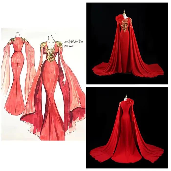 Robe de soirée de luxe sur mesure