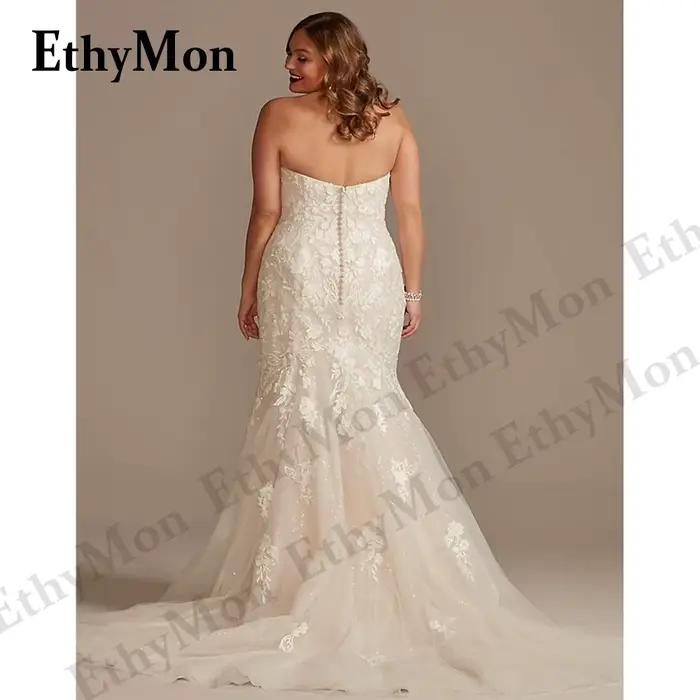 Domymon-Robes de mariée sirène glamour