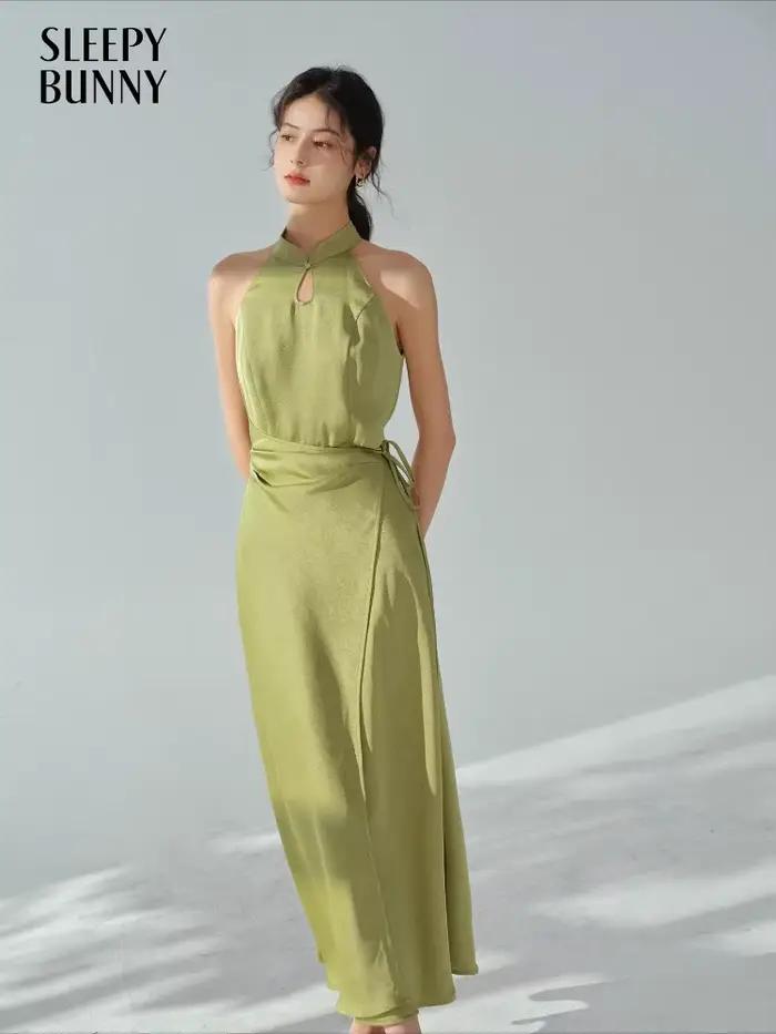 Robe longue en Jacquard élégante