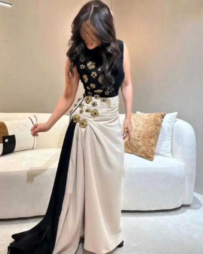 Robe de bal en polyester avec soutien-gorge intégré et décoration plissée pour femmes de tous âges occaions spéciales bal晚会及活动专用礼服长裙经典褶皱定制无袖简约风格适合各种场合