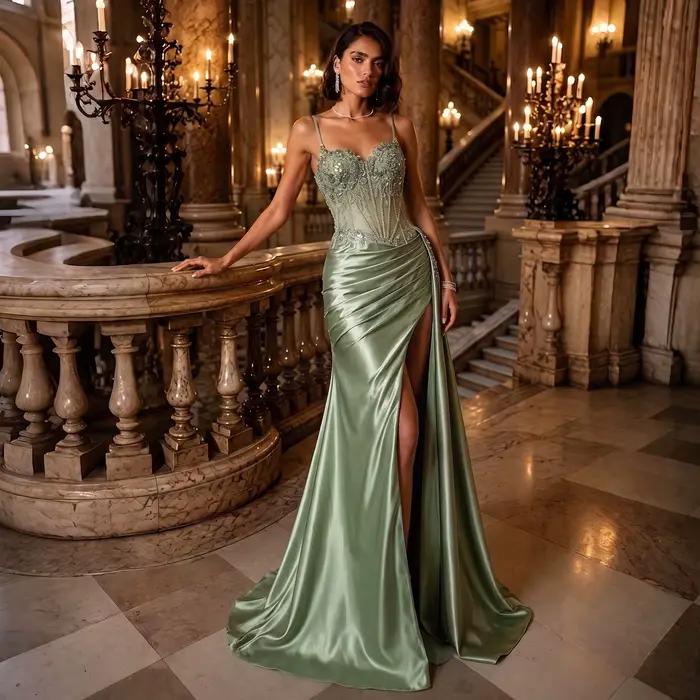 Robe de soirée florale pour femme Sharon Said 2026